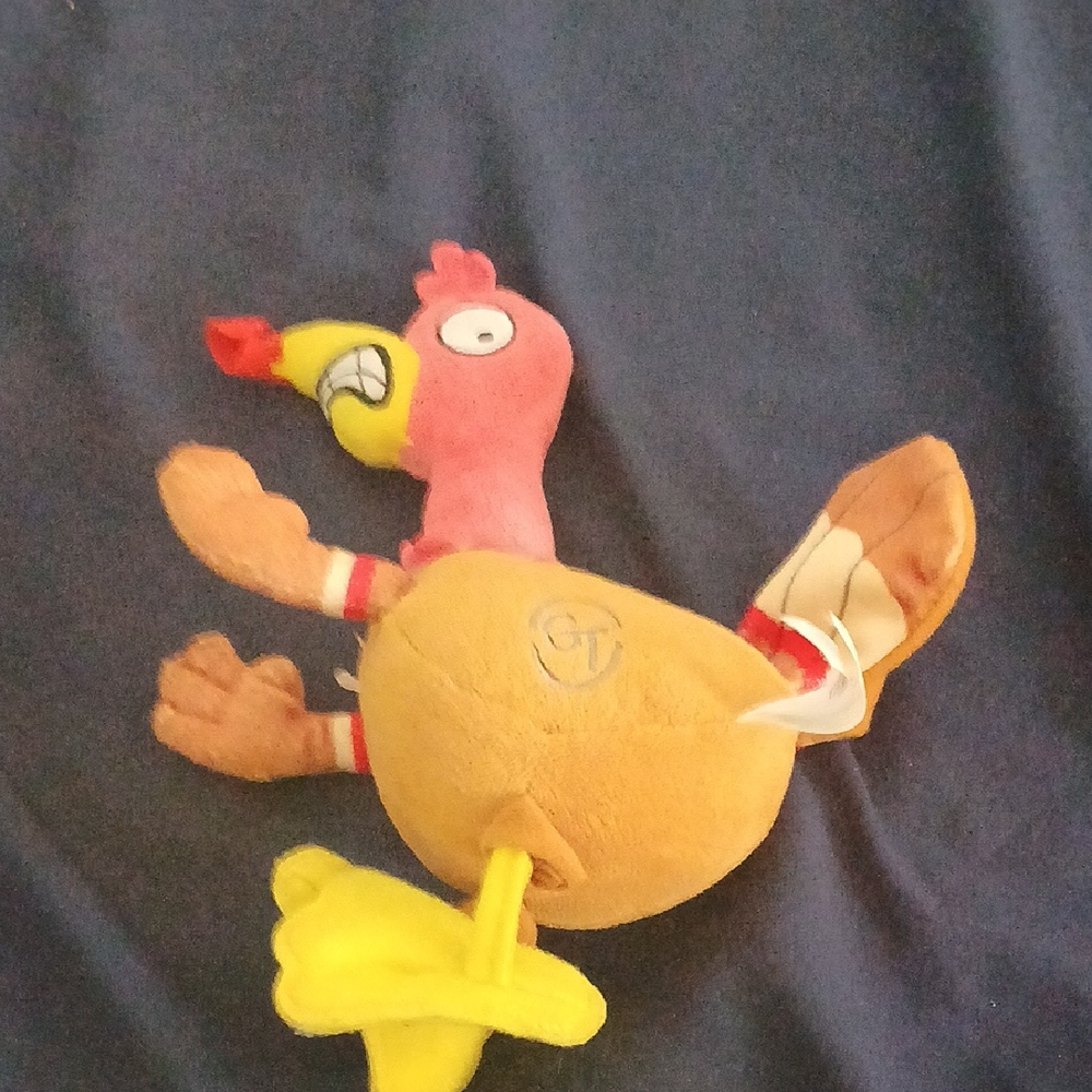 Pet Bird Toy - Pink and Yellow